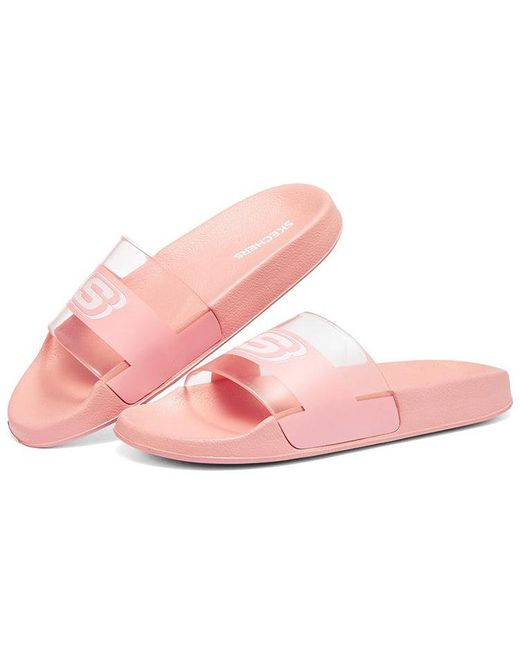 Skechers Pink (Wmns) Side Lines 2 Casual Slippers