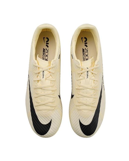 Nike Yellow Mercurial Vapor 15 Academy Artificial-Grass Low-Top Football Boot 'Lemonade' for men