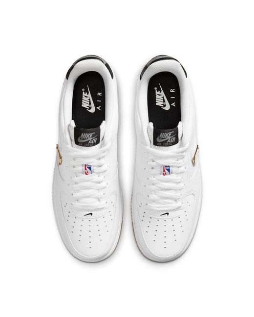 Nike White X Nba Air Force 1 '07 Lv8 Pure Platinum' for men