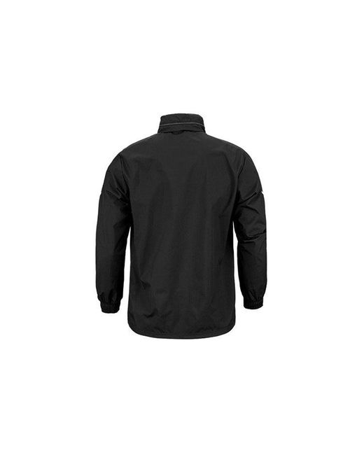 Adidas Black Con21 Aw Jkt Soccer/Football Sports Hooded Jacket for men