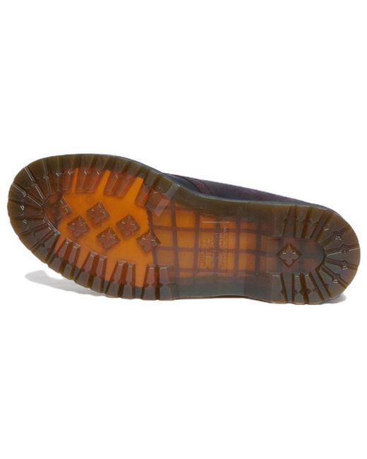 Dr. Martens Brown 1461 Waxed Full Grain Leather Oxford Shoes 'Chestnut'
