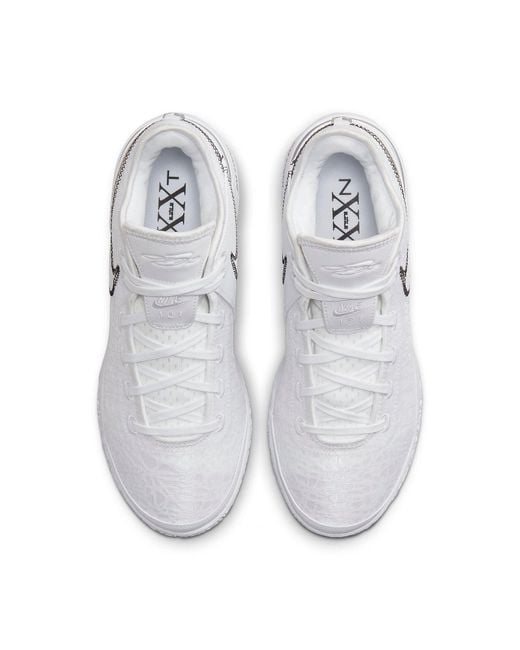 Nike White Zoom Lebron Nxxt Gen for men