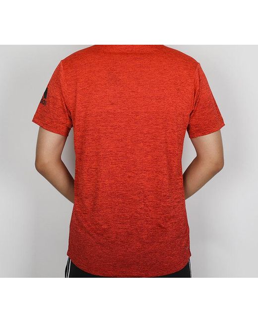 Adidas Red Freelift Gradi Training Sports Short Sleeve for men