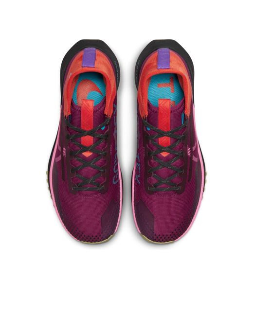 Nike Red React Pegasus Trail 4 Gtx 'Rosewood' for men