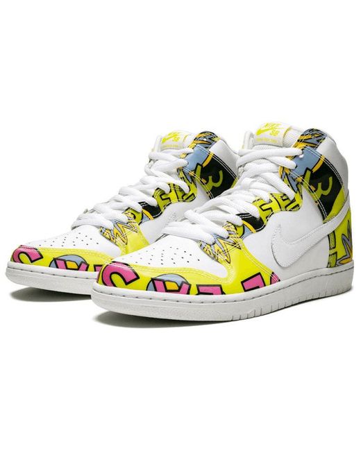 Nike Yellow Dunk High Prm Dls Sb Qs 'De La Soul' for men
