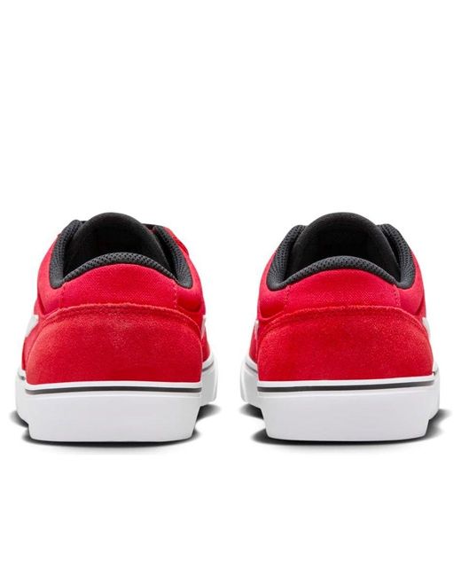 Nike Red Sb Chron 2 Skate Shoes 'University' for men