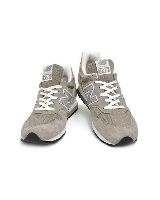 New Balance White Retro Low Top for men
