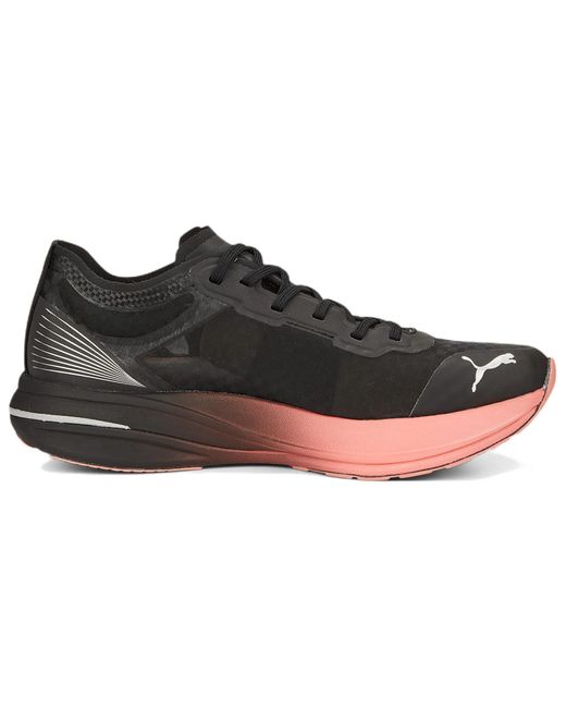 PUMA Black (Wmns) Deviate Nitro Carbon Carnation'