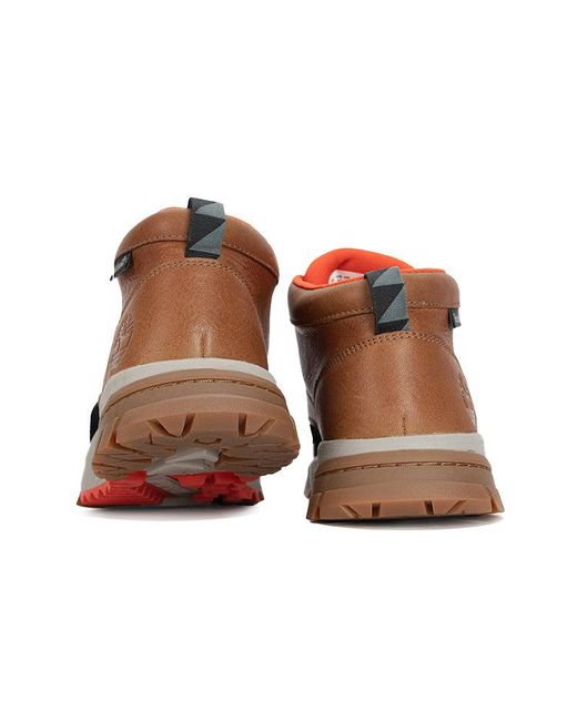 Timberland Brown Boulder Trail Chukka Boots 'Wheat' for men