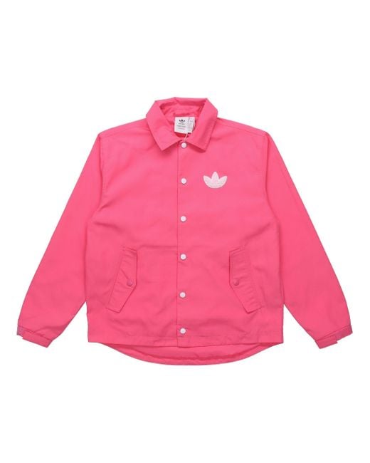 Adidas Pink Originals Big Trfl Jacket for men
