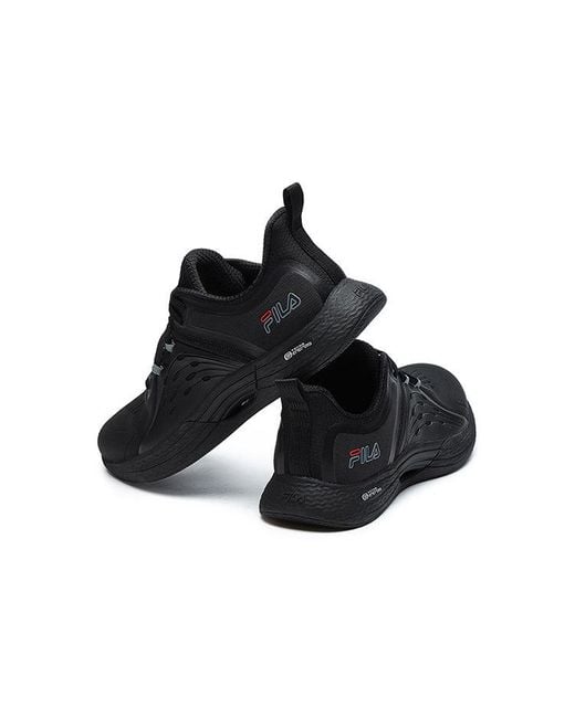 Fila Black Athletics Training Shoes 'Triple' for men