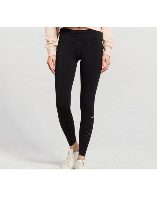 Nike Black (Wmns) Power Epic Lux Luxury Dri-Fit Quick Dry Fitness Pants
