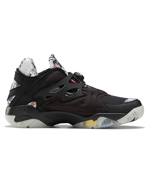 Reebok Black Pump Court 'Sticker City for men