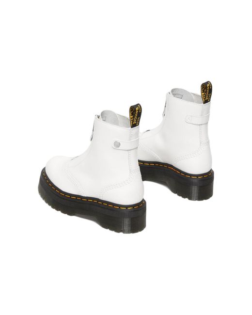 Dr. Martens White (Wmns) Jetta Platform Boots