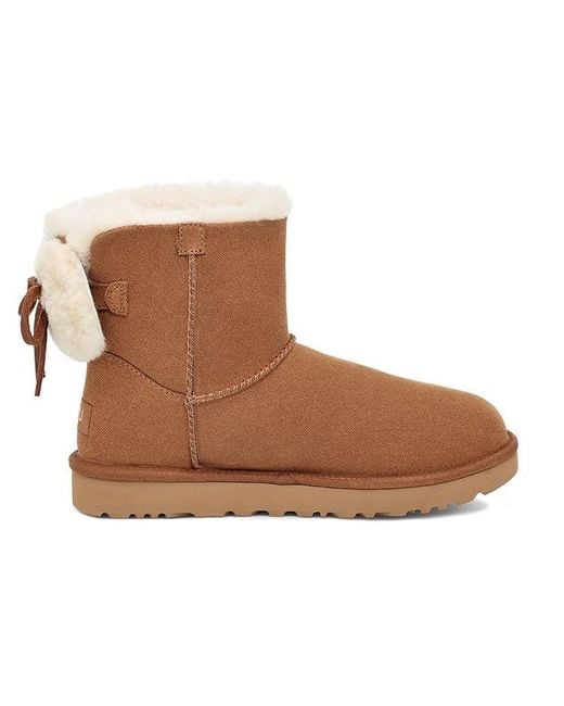Ugg Brown (Wmns) Classic Double Bow Mini