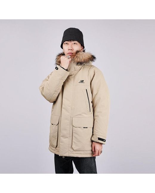 New Balance Natural Long Down Coat for men