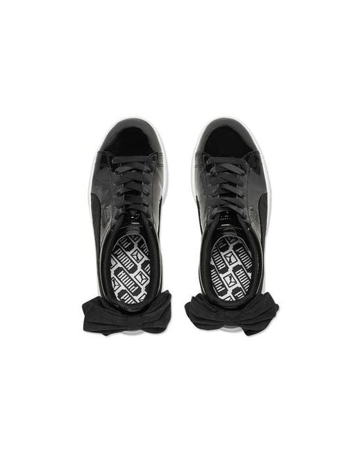 PUMA Black (Wmns) Basket Bow Sb