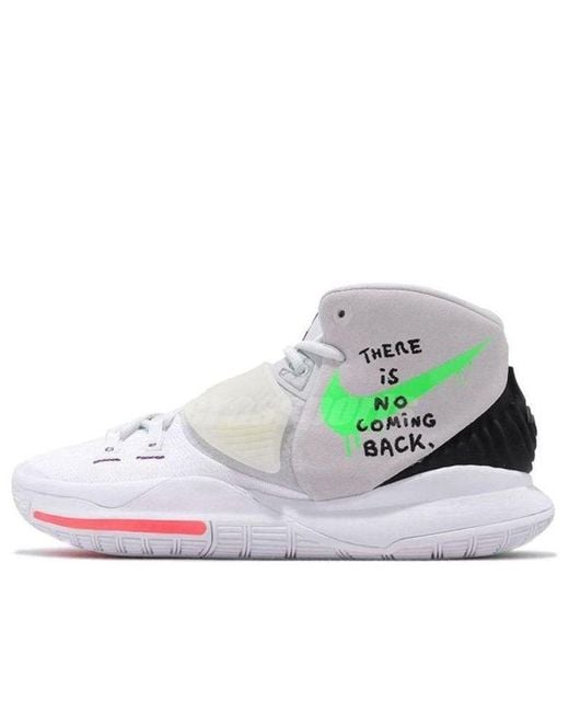Nike White Kyrie 6 'There Is No Coming Back' for men