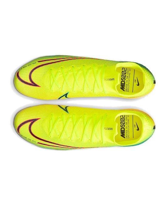 Nike Yellow Mercurial Superfly 7 Elite Mds Fg 'Lemon Venom Aurora' for men