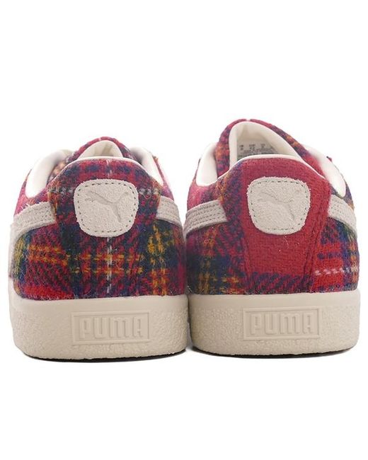 PUMA Red X Harris Tweed Suede Vintage 'Tartan' for men
