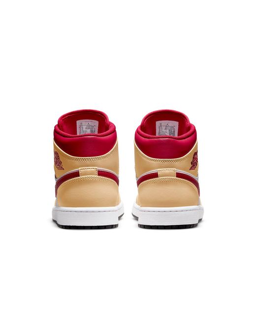 Nike Red 1 Mid 'Light Curry Cardinal' for men