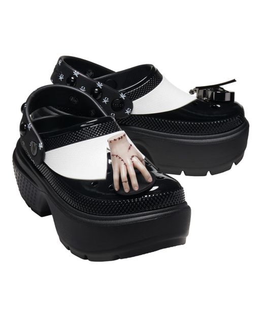 CROCSTM Black Clog 'Wednesday Stomp' for men