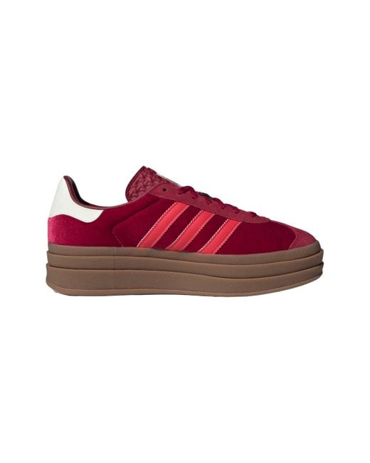 Adidas Red (Wmns) Gazelle Bold 'Bright Velvet'