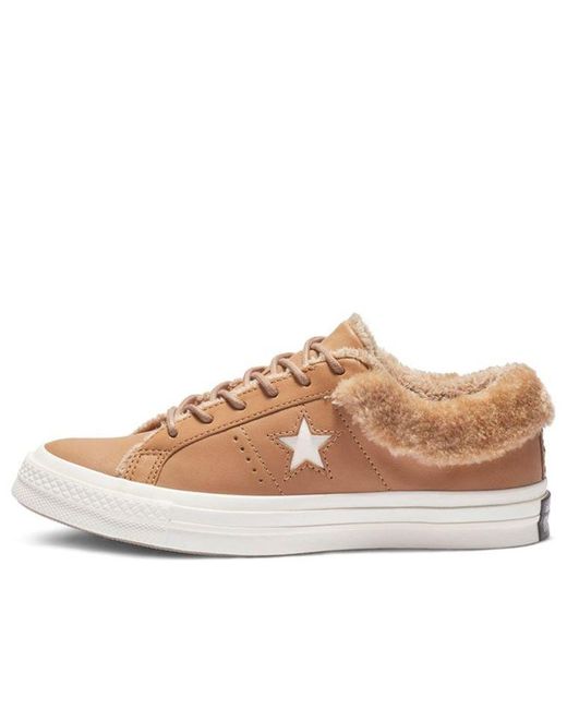 Converse Brown One Star Low Street Warmer 'Burnt Caramel' for men