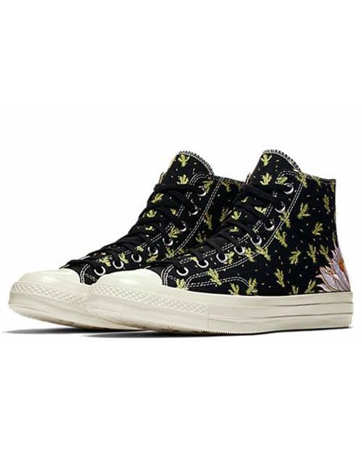 Converse Black Chuck 70 Prep Embroidery High 'Cactus' for men