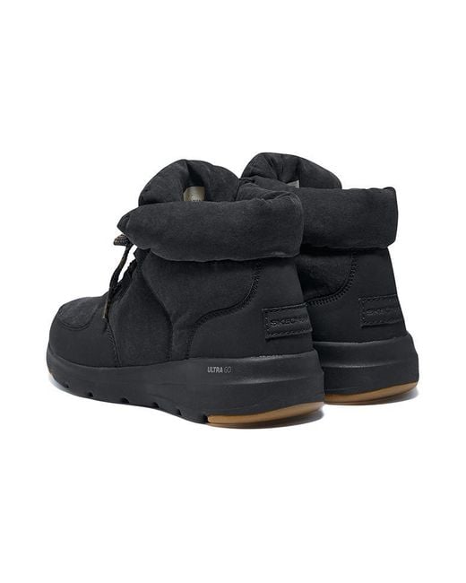 Skechers Black (Wmns) Glacial Ultra-Trend Up Ankle Boots