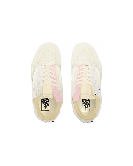 Vans White Old Skool Cap 'Chenille Check' for men