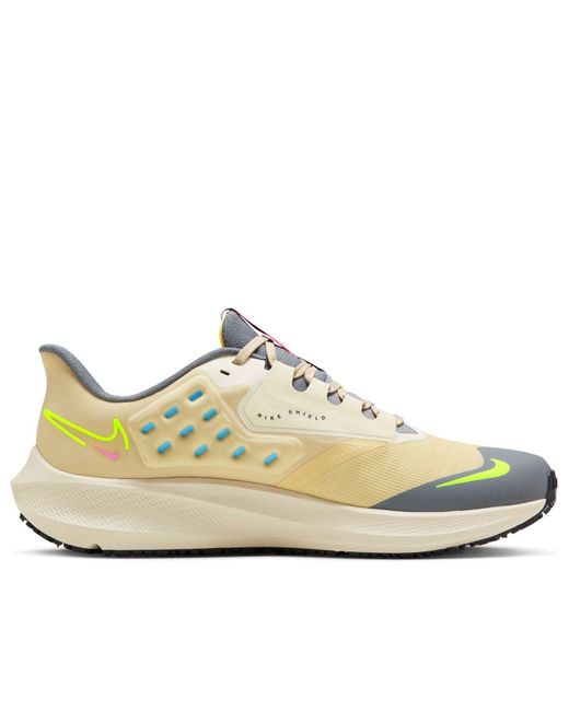Nike White Air Zoom Pegasus 39 Shield 'Team Volt' for men