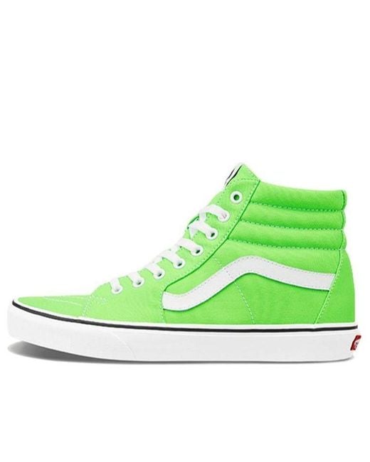 Vans Green Sk8-Hi 'Neon Gecko' for men