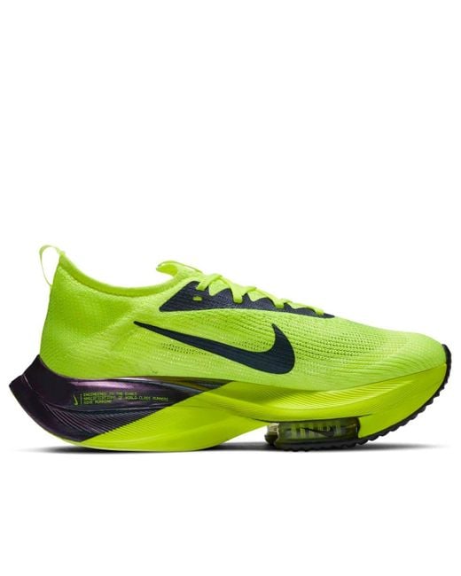 Nike Yellow Air Zoom Alphafly Next% for men