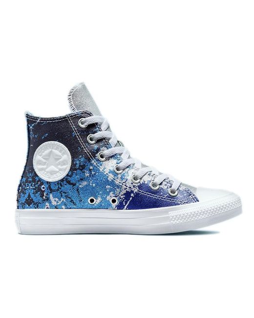 Converse Blue (Wmns) Chuck Taylor All Star High 'Hybrid Shine