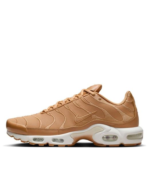 Nike Brown Air Max Plus Sneakers Flax Sail for men