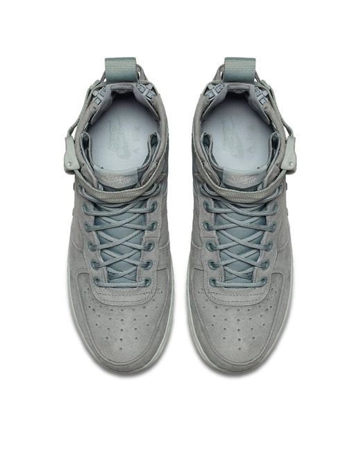 Nike Gray (Wmns) Sf Air Force 1 Mid 'Light Pumice'