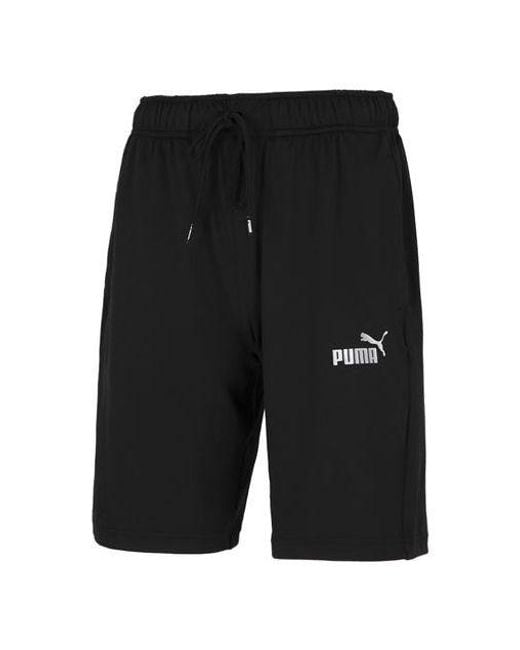 PUMA Black Uv Knit Shorts for men