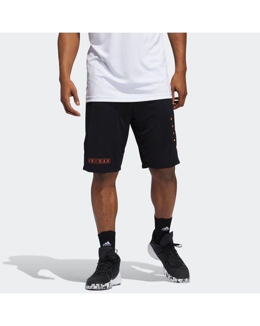 Adidas Black Gu P Bounce Basketball Shorts For for men