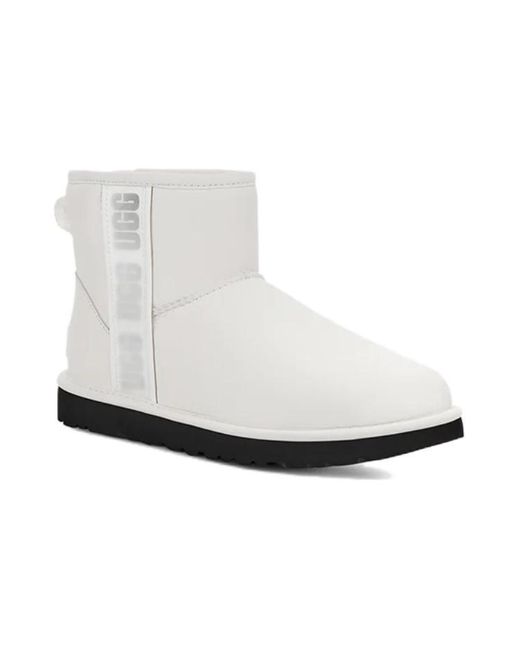 Ugg White (Wmns) Classic Mini Side Logo Boot 'Ultra Matte'