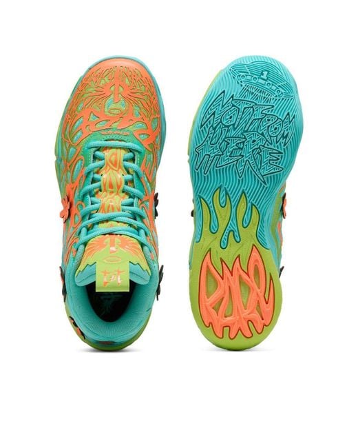 PUMA Blue Mb.04 X Scooby-Doo 'Aquatic Lime Smash Heat Fire' for men