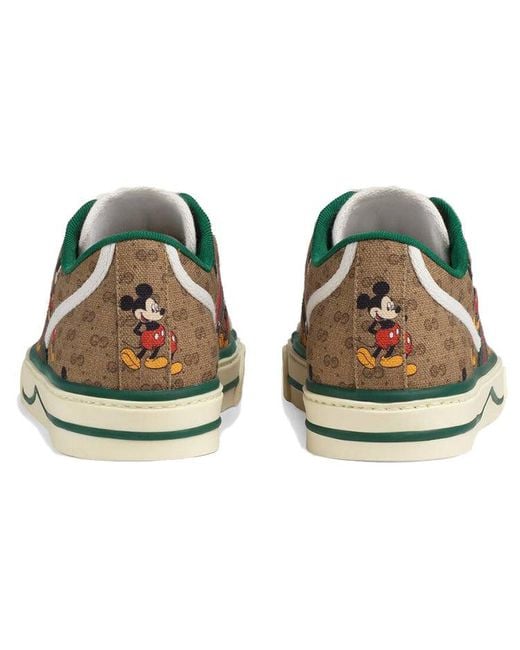 Gucci Brown Disney Tennis 1977 Sneakers It 41