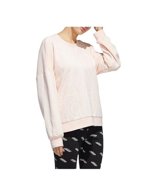 Adidas Pink (Wmns) Graphic Sweatshirt