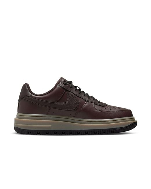 Nike Brown Air Force 1 Luxe Basalt' for men