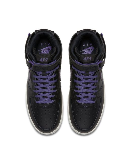 Nike Blue Air Force 1 High 07 Lv8 Croc Skin' for men