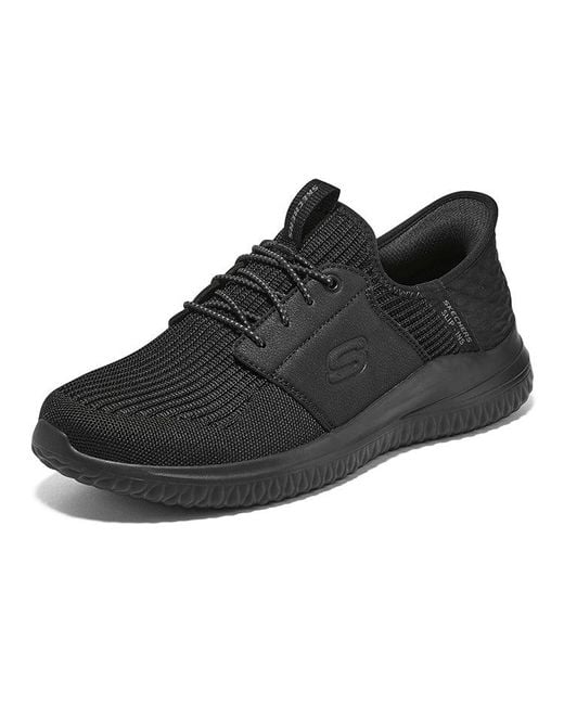 Skechers Black Slip-Ins Delson 3.0 'Pure' for men