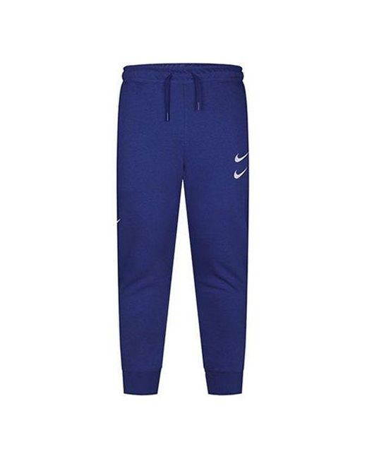 Nike Blue As Sportswear Swoosh Pant Ft Deep Royal for men