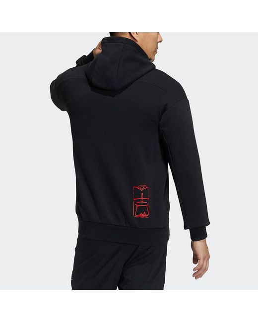 Adidas Blue Cpl Gfx Fz Hd Outdoor Sports Hooded Jacket For for men