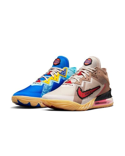 Nike Blue Space Jam X Lebron 18 Low 'Wile E. X Roadrunner' for men