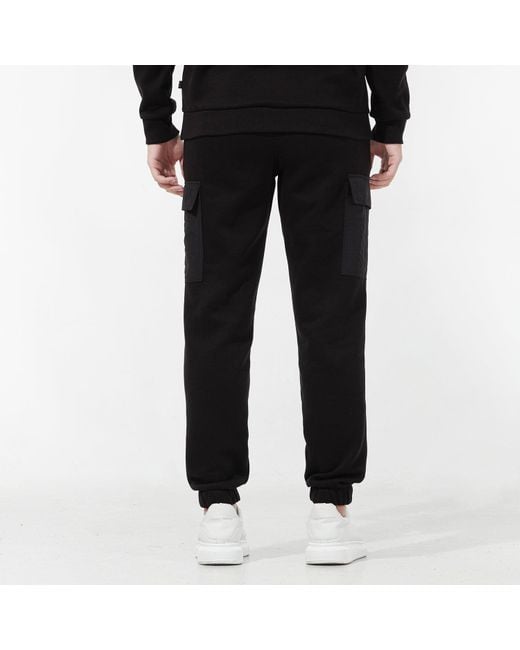PUMA Black Winterized Cargo Pants for men
